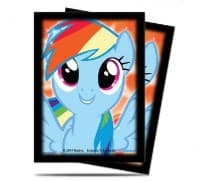 My Little Pony Rainbow Dash Deck Protector Sleeves (65-Pack) - Ultra Pro Card Sleeves - Card Sleeves card