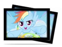 My Little Pony Small Size Deck Protector Sleeves - Rainbow Dash (60-Pack) - Ultra Pro Card Sleeves - Card Sleeves card