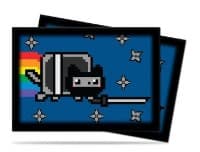 NyaNinja Cat Small Deck Protectors (60-Pack) - Ultra Pro Card Sleeves - Card Sleeves card