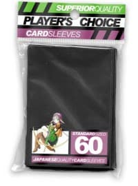 Player's Choice Standard Card Sleeves - Black (60-Pack) - Player's Choice Card Sleeves - Card Sleeves card