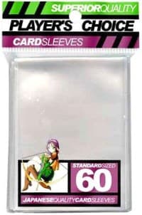 Player's Choice Standard Card Sleeves - Clear (60-Pack) - Player's Choice Card Sleeves - Card Sleeves card