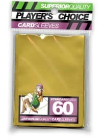 Player's Choice Standard Card Sleeves - Gold (60-Pack) - Player's Choice Card Sleeves - Card Sleeves card