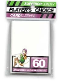 Player's Choice Standard Card Sleeves - White (60-Pack) - Player's Choice Card Sleeves - Card Sleeves card