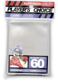 Player's Choice Yu-Gi-Oh! Card Sleeves - Clear (60-Pack) - Player's Choice Card Sleeves - Card Sleeves card
