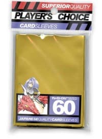 Player's Choice Yu-Gi-Oh! Card Sleeves - Gold (60-Pack) - Player's Choice Card Sleeves - Card Sleeves card