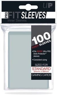 PRO-Fit Standard Size Deck Protectors (100-Pack) - Ultra Pro Card Sleeves - Card Sleeves card