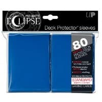 PRO-Matte Eclipse Standard Deck Protector Sleeves - Blue (80-Pack) - Ultra Pro Card Sleeves - Card Sleeves card