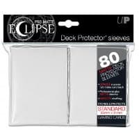 PRO-Matte Eclipse Standard Deck Protector Sleeves - White (80-Pack) - Ultra Pro Card Sleeves - Card Sleeves card