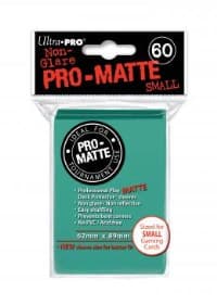 Pro-Matte Small Deck Protectors - Aqua (60-Pack) - Ultra Pro Card Sleeves - Card Sleeves card