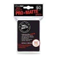 PRO-Matte Small Deck Protectors - Black (60-Pack) - Ultra Pro Card Sleeves - Card Sleeves card