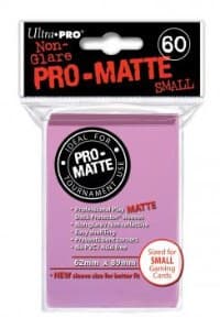 Pro-Matte Small Deck Protectors - Pink (60-Pack) - Ultra Pro Card Sleeves - Card Sleeves card