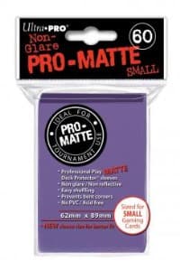 Pro-Matte Small Deck Protectors - Purple (60-Pack) - Ultra Pro Card Sleeves - Card Sleeves card