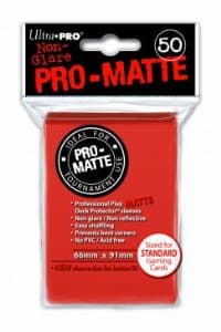Pro-Matte Standard Deck Protectors - Peach (50-Pack) - Ultra Pro Card Sleeves - Card Sleeves card