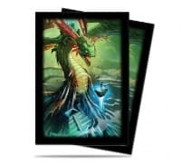 Quetzalcoatl Small Size Deck Protector by Mauricio Herrera (60-Pack) - Ultra Pro Card Sleeves - Card Sleeves card