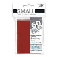 Small Deck Protectors - Red (60-Pack) - Ultra Pro Card Sleeves - Card Sleeves card
