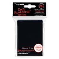 PRO-Gloss Standard Deck Protectors - Black (Classic) (50-Pack) - Ultra Pro Card Sleeves - Card Sleeves card