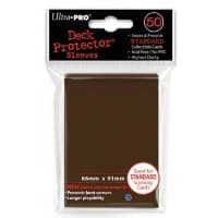 Standard Deck Protectors - Brown (50-Pack) - Ultra Pro Card Sleeves - Card Sleeves card