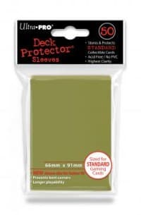 Standard Deck Protectors - Metallic Gold (50-Pack) - Ultra Pro Card Sleeves - Card Sleeves card
