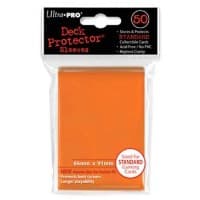 Standard Deck Protectors - Orange (50-Pack) - Ultra Pro Card Sleeves - Card Sleeves card
