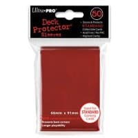 Standard Deck Protectors - Red (50-Pack) - Ultra Pro Card Sleeves - Card Sleeves card