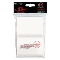 Standard Deck Protectors - White (100-Pack) - Ultra Pro Card Sleeves - Card Sleeves card