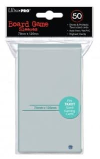 Tarot Card Board Game Sleeves - 70mm X 120mm (50-Pack) - Ultra Pro Card Sleeves - Card Sleeves card