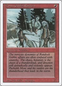 Mons's Goblin Raiders - Revised Edition - Magic: The Gathering card
