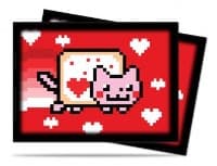 ValentNyan Cat Standard Deck Protectors (50-Pack) - Ultra Pro Card Sleeves - Card Sleeves card