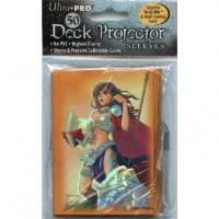 Warrior Princess Queenie Standard Deck Protectors (50-Pack) - Ultra Pro Card Sleeves - Card Sleeves card
