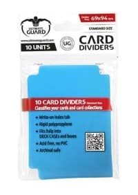 Card Dividers Standard - Blue (10-Pack) - Ultimate Guard Card Dividers - Collectible Storage card