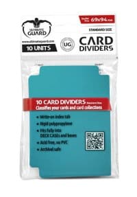 Card Dividers Standard - Petrol (10-Pack) - Ultimate Guard Card Dividers - Collectible Storage card