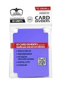 Card Dividers Standard - Purple (10-Pack) - Ultimate Guard Card Dividers - Collectible Storage card