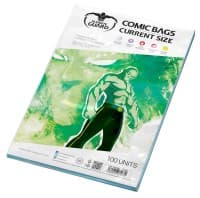 Comic Bags - Current (100-Pack) - Ultimate Guard Comic Book Bags - Collectible Storage card