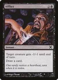 Afflict - 10th Edition - Magic: The Gathering card