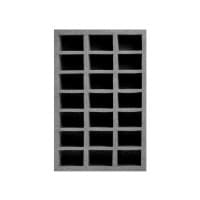 Foam Miniature Tray D (Half-Size 2" Depth) - Pirate Lab Miniature Case Foam Inserts - Collectible Storage card