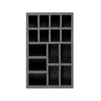 Foam Miniature Tray E (Half-Size 2" Depth) - Pirate Lab Miniature Case Foam Inserts - Collectible Storage card