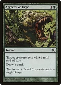 Aggressive Urge - 10th Edition - Magic: The Gathering card