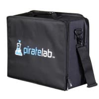 Large Miniature Case - Black with Pirate Lab Logo (Empty Case - No Foam) - Pirate Lab Miniature Storage Cases - Collectible Storage card