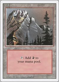 Mountain (A) - Revised Edition - Magic: The Gathering card