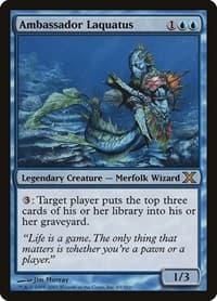 Ambassador Laquatus - 10th Edition - Magic: The Gathering card