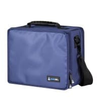 Small Card Case - Navy (2-Row Max Capacity Foam Tray + 6 Dividers) - Pirate Lab Card Cases - Collectible Storage card