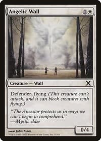 Angelic Wall - 10th Edition - Magic: The Gathering card