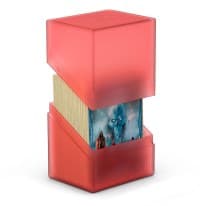 Boulder Deck Case - Ruby (Holds 80+) - Ultimate Guard Deck Boxes - Deck Boxes card