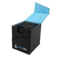 Card Slice Deck Box - Black (Holds 120+) - Pirate Lab Deck Boxes - Deck Boxes card