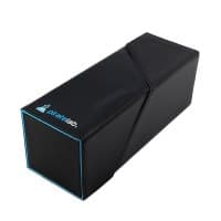 Card Slice Deck Box - Black (Holds 220+) - Pirate Lab Deck Boxes - Deck Boxes card