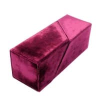 Card Slice Deck Box - Burgundy Velvet (Holds 220+) - Pirate Lab Deck Boxes - Deck Boxes card