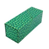 Card Slice Deck Box - Green Turtle Texture (Holds 220+) - Pirate Lab Deck Boxes - Deck Boxes card