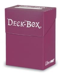 Solid Color Deck Box - Blackberry - Ultra Pro Deck Boxes - Deck Boxes card