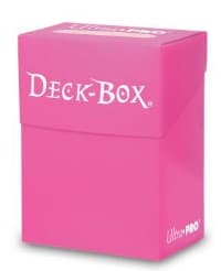 Solid Color Deck Box - Bright Pink - Ultra Pro Deck Boxes - Deck Boxes card