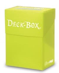 Solid Color Deck Box - Bright Yellow - Ultra Pro Deck Boxes - Deck Boxes card